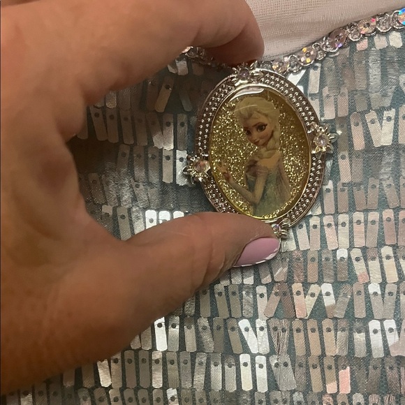 Disney Frozen Blue and Silver Costume Dress Childs size 7/8 - Picture 5 of 14